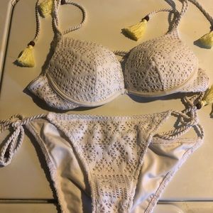 Victoria’s secret crochet push up bikini